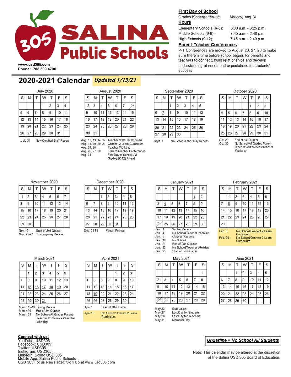 USD305's tweet photo. Three days were approved, at tonight's board meeting, that will be set aside as staff collaboration. Students will not attend school on these days, February 8, 26 and April 19. https://t.co/yjP5GVRK27