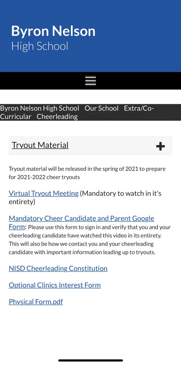 Check out the BNHS Cheer website for 21-22 cheer tryout information! Tryouts are March 11th and have mandatory pre steps in order to tryout!