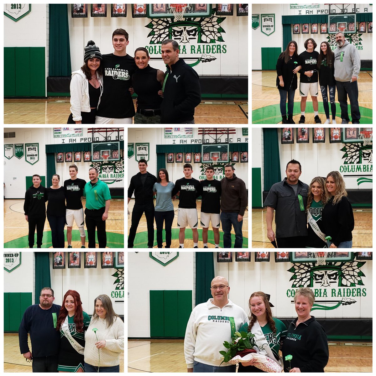 graigbansek's tweet photo. Tonight we celebrated Senior Night.  Congratulations to George, Trevor, Brandon, Caleb, Hailey, Rebecca and Jenna!  We also want to thank your parents for their support over the past 4 years!  #onceaRaider #theRaiderWay @CHSRaiders https://t.co/eBdkzYVIZP