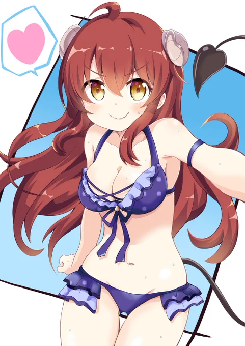 #くそ寒いので水着絵を貼る 