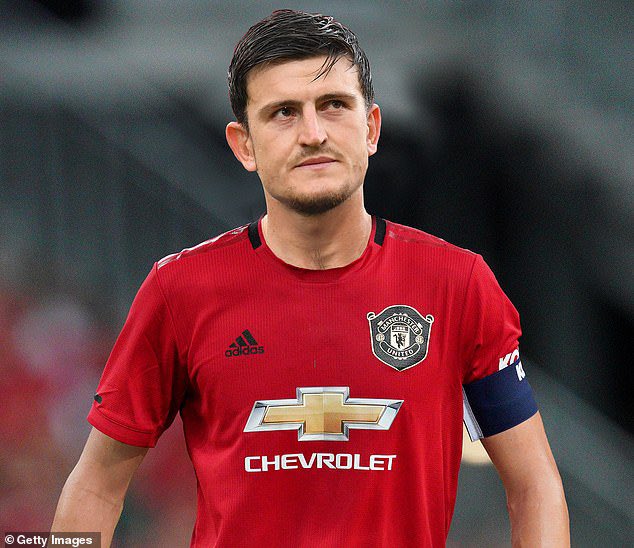 10 year old Manchester United captain Harry Maguire