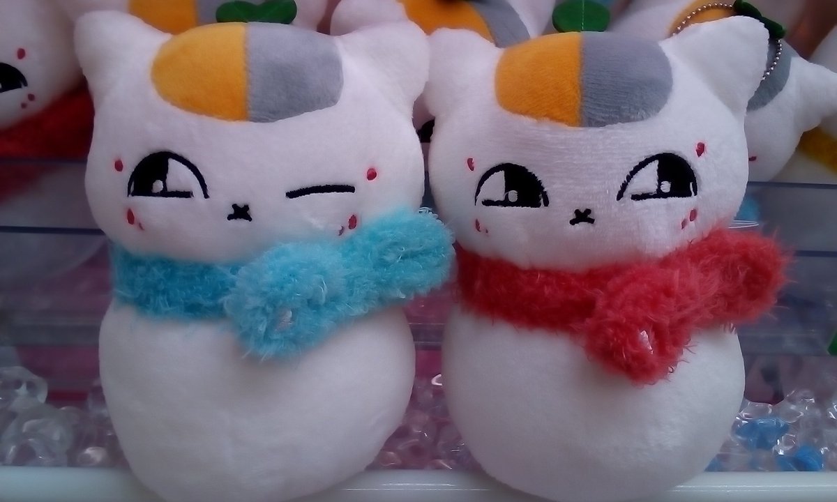 ゲームパニック京都 景品入荷情報 夏目友人帳 カバンに付けられるぬいぐるみ トリプルニャンコ先生あったかマフラー プライズ 河原町 クレーンゲーム Ufoキャッチャー ゲーパニ