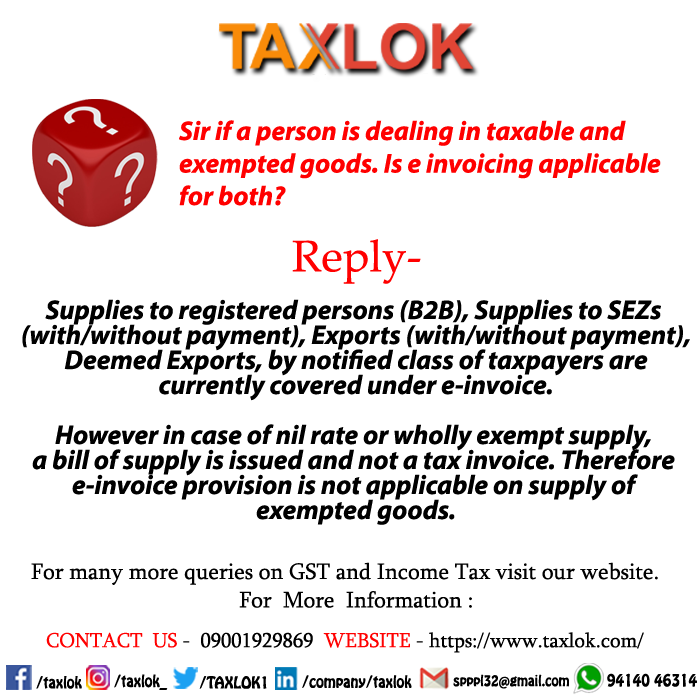TAXLOK1's tweet photo. Link- https://t.co/Aicg4Ye6D5
Website- https://t.co/VKKvEBKEpy
contact us- 9001929869
Whats app- 9414046314
instagram- https://t.co/8pDSEXkwlR
facebook- https://t.co/pTwmjeAspW
linkedin- https://t.co/yYZvbc1cWK
#gstnews #gstupdate #gst #gstquery #query #gstlibrary #tax #ITRs #itr https://t.co/gxZ1YTuTxA