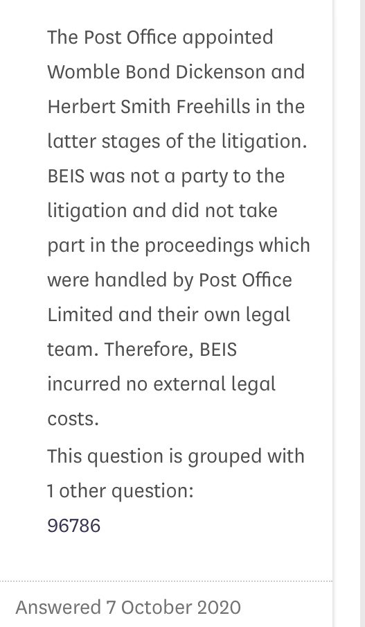 1/4: This confirmation of BEIS’s involvement in the decision to recuse a High Court Judge does not accord with the impression BEIS’s POL Minister, Paul Scully, sought to give in October 2020: