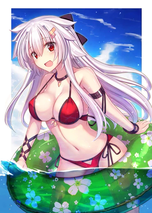 #くそ寒いので水着絵を貼る
寒いと本当にお布団から出れなくなる… 