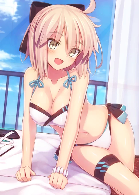 #くそ寒いので水着絵を貼る
寒いと本当にお布団から出れなくなる… 