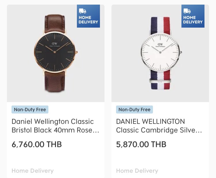 GoodDaySaturday's tweet image. 🤩ช้อปนาฬิกาแบรนด์ #DanielWellington  ราคาพิเศษ ไม่ต้องมีบินก็ช้อปได้ที่📍kingpower.com 

🎁ใส่โค้ดส่วนลด👉🏻SV60156 ก่อน CF ลด 25% &amp;amp; on top อีก 5% เลยน๊า💓ถูกสุดๆ🤔
🚛ส่งฟรี

#KingPowerOnline #ถูกบอกต่อ #ชี้เป้าโปรถูก #ถูกและดีบอกต่อ #ดีบอกต่อ #โปรดีบอกต่อ #ส่งฟรี