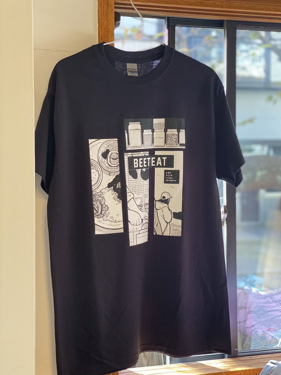 世田谷喜多見にあるジビエとカレーの店"beeteat"のTシャツを作りました。以下リンクから購入頂けます。よろしくどうぞ。
https://t.co/dlHMBG1qYw https://t.co/zeWgssLRLR 