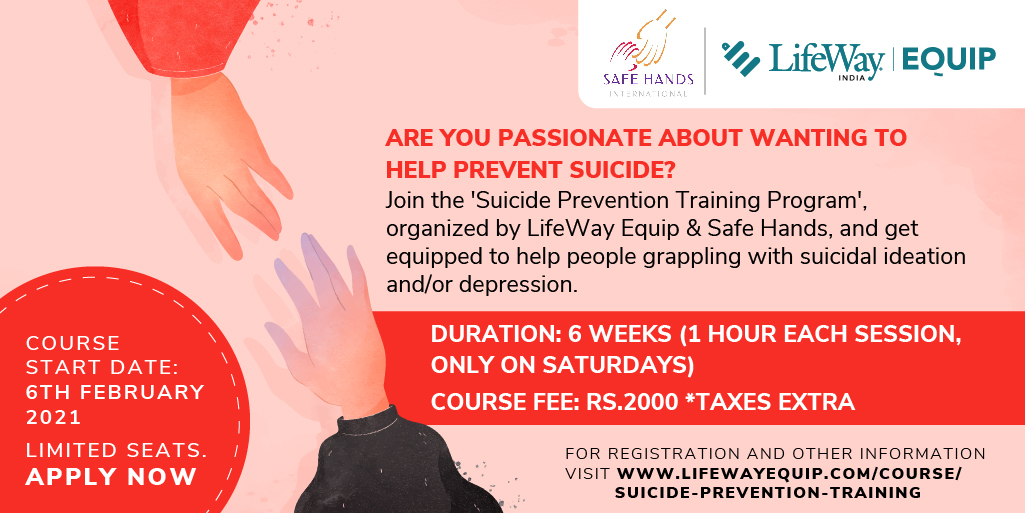 LifeWayEquip's tweet image. Make a huge difference in someone’s life by joining the Suicide Prevention Training program. 

To register click- lifewayequip.com/.../suicide-pr…

#SuicidePrevention #care #caregiver #lifewayequip