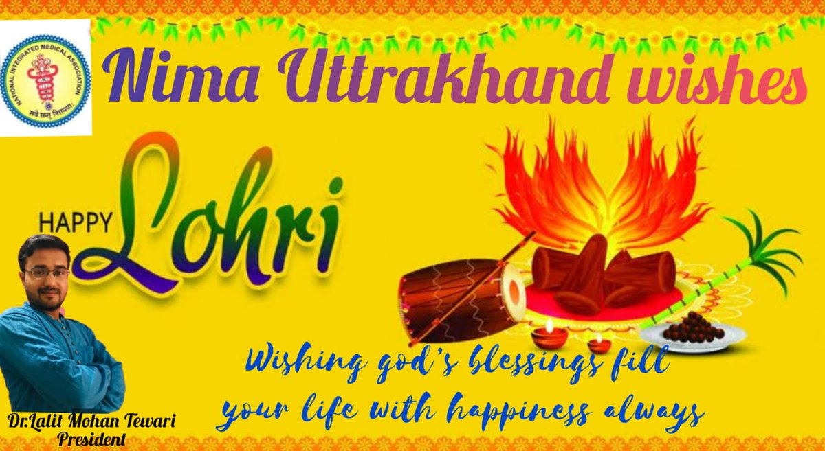 NIMAUTTRAKHAND's tweet photo. Just like the fruitful harvest, may all your efforts reap you success in life. Here’s wishing you and your family a very Happy Lohri.
@NIMA_SFN @nima_sfs @ForumNima @SolapurNima @DrTembhurnikar https://t.co/s4sedeqMoq