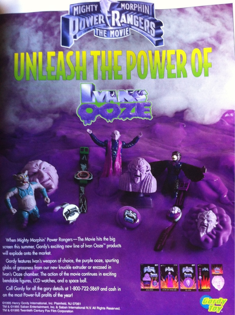 And no thread would be complete without the apex of gooey movie villainy, Ivan Ooze from 'Mighty Morphin' Power Rangers' (1995)