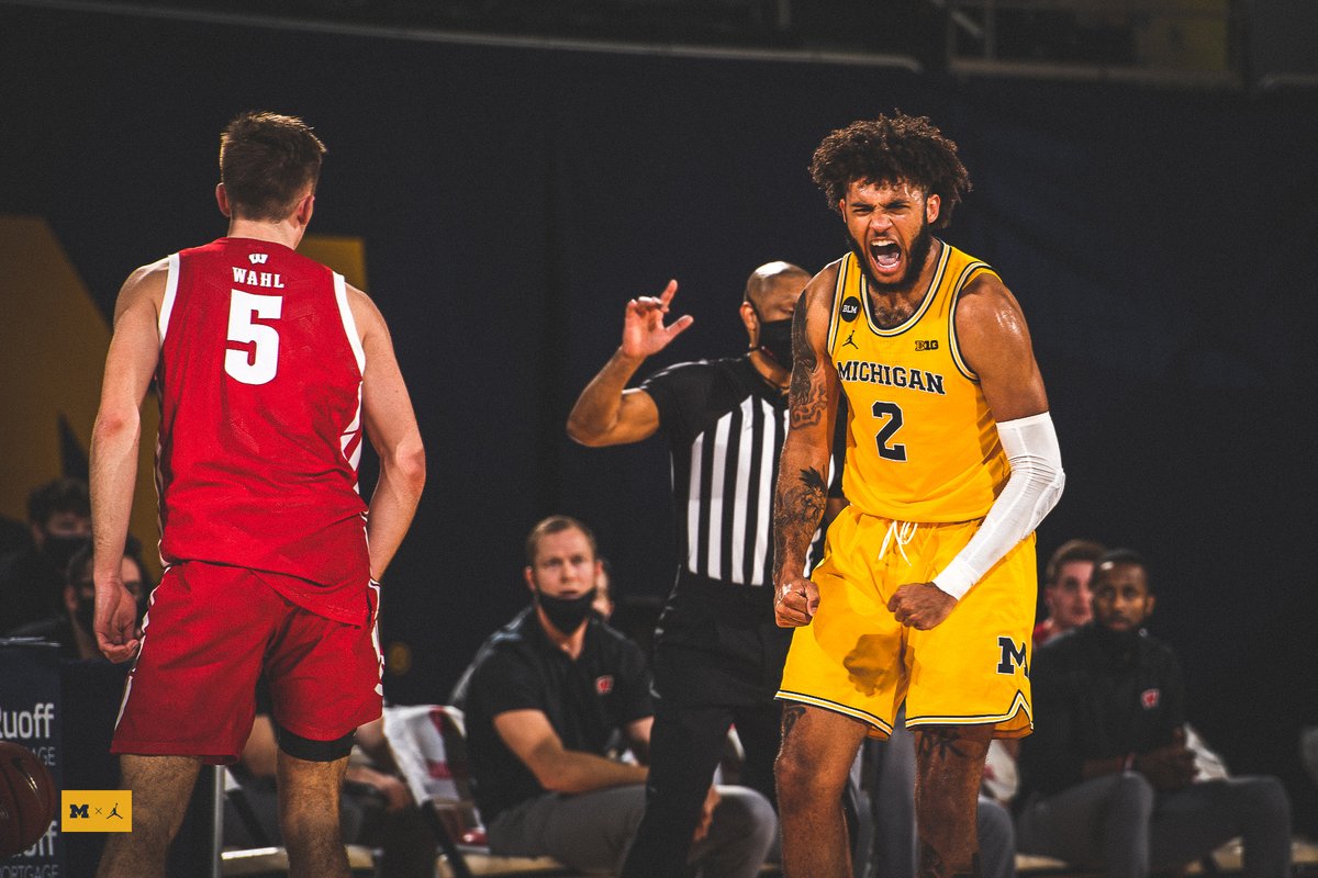 STAT OF THE NIGHT:

Michigan is the first team in the history of college basketball to win three straight games against nationally ranked opponents by at least 19 points. <a href="/umichbball/">Michigan Men's Basketball</a>