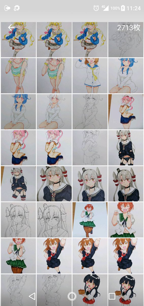 1週間前ならありえなかった色のある画像欄…( ・ω・)

絵描きさんっぽい( *'艸`) 