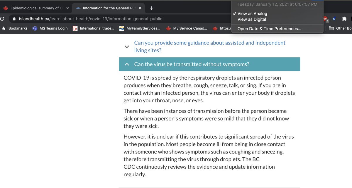 The  @VanIslandHealth still avoids language re: airborne/aerosols, AND also now ignores the JAMA study indicating 59% asymptomatic transmission, by stating it's unclear:+