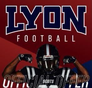 OoDeandreoO's tweet photo. After a great conversation with @coachcalpowell I’m blessed to receive an offer from Lyon College🔵🔴 @LyonScotsFball https://t.co/y4DLdkGVNa
