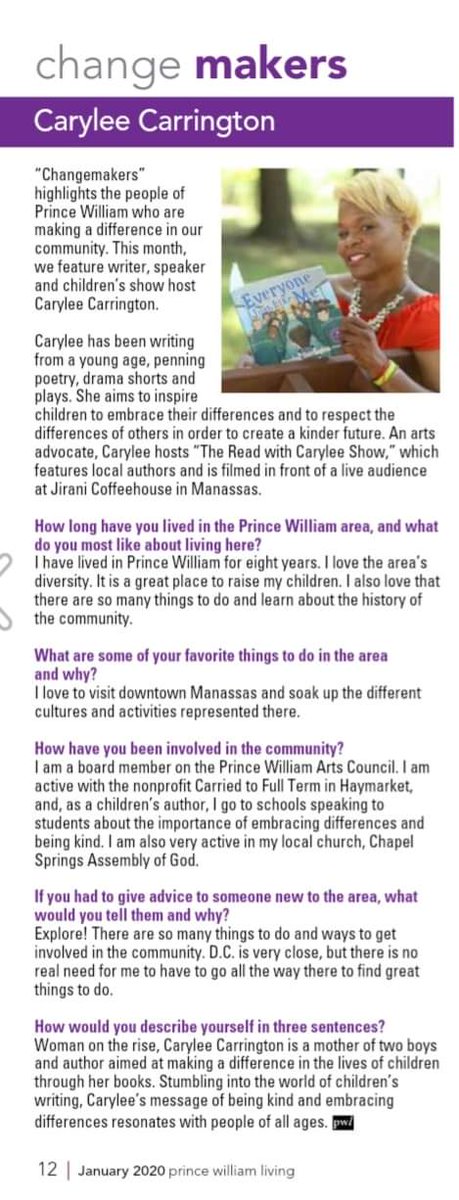 ReadWithCarylee's tweet photo. Jan. 1, 2020, I was named " Change Maker"; Jan. 3, 2021, I was recognized for ability to pivot. I am looking forward to how to what this year will bring. #2021goals #changemaker #kidslit #childrensbooks #diversitymatters #RepresentationMatters #bookslikeme #read #bookgirl https://t.co/oJqtndIaJd