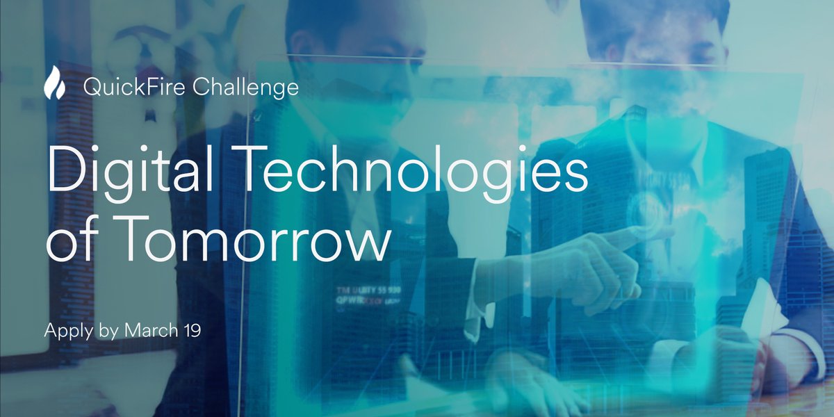 We are searching for visionaries with novel medical device ideas that could transform patient care. Sign up for the Digital Technologies of Tomorrow #QuickFireChallenge, you could be awarded up to $100,000 in grant funding &amp; <a href="/JLABS/">JLABS</a> residency! Sign up now: bit.ly/3bxVZiI