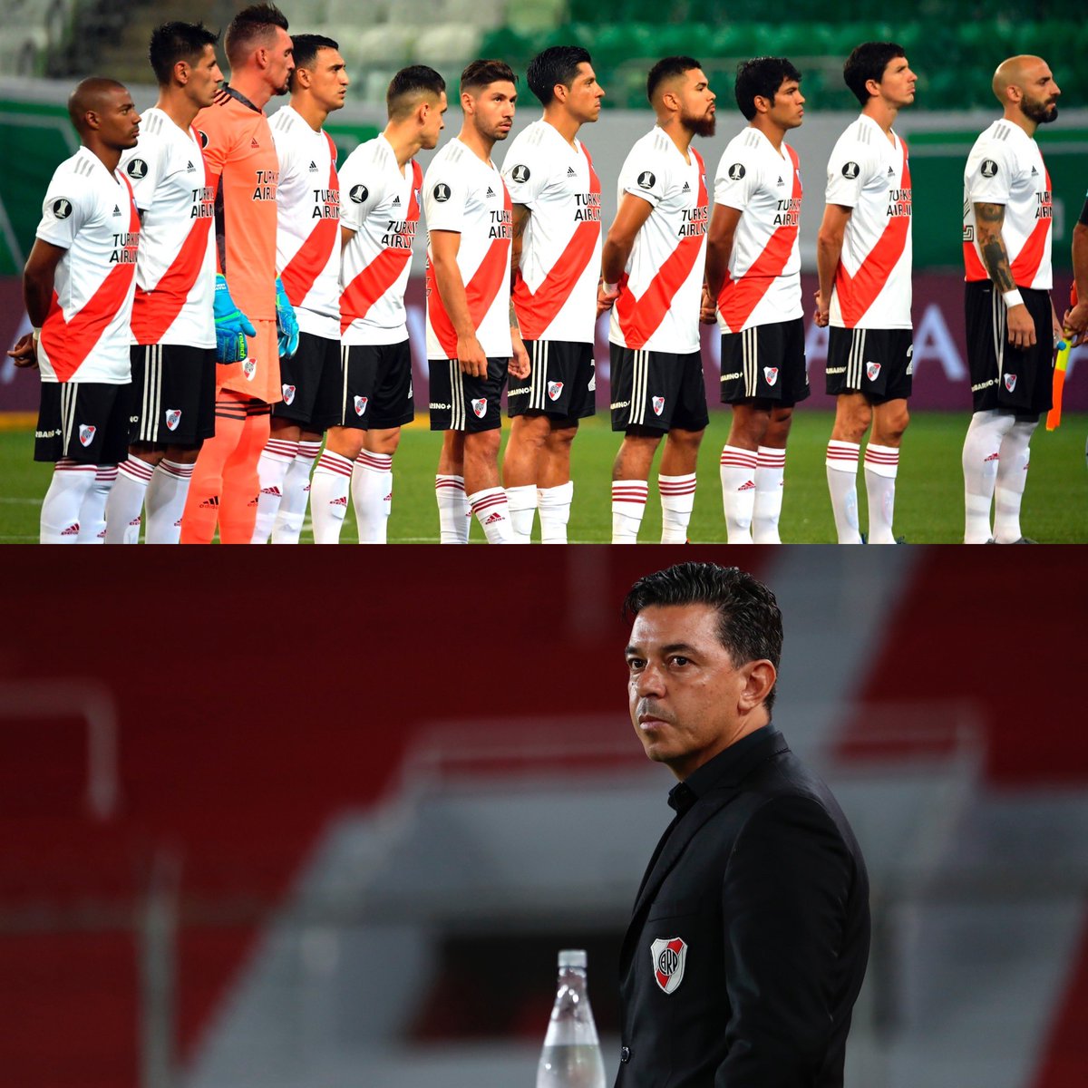 Se fueron Palacios, Quintero, Scocco, Martinez Quarta y Pratto y no llegó nadie. Aún así, alcanzaron las Semis de Libertadores, dominando a Palmeiras hasta con 10 hombres en ambos partidos. 

Morir con las botas puestas es esto. De pie ante el River de Napoleón.

[📸EFE]