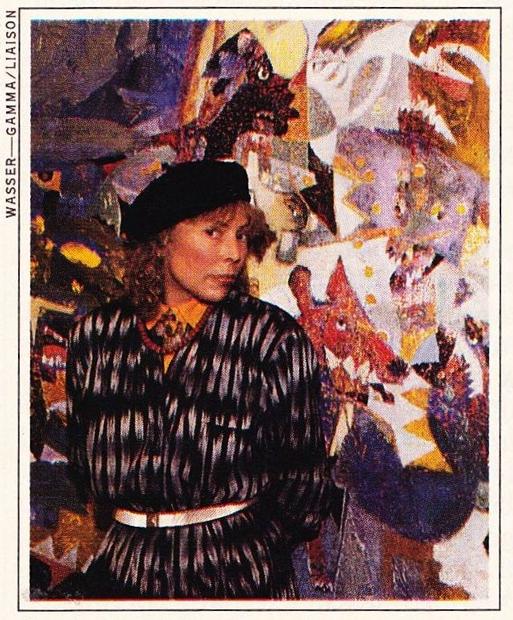 6. ’Dog Eat Dog’ 1993.Featuring Joni alongside her artwork at the The James Corcoran Gallery. Photo via  http://jonimitchell.com&nbsp;.