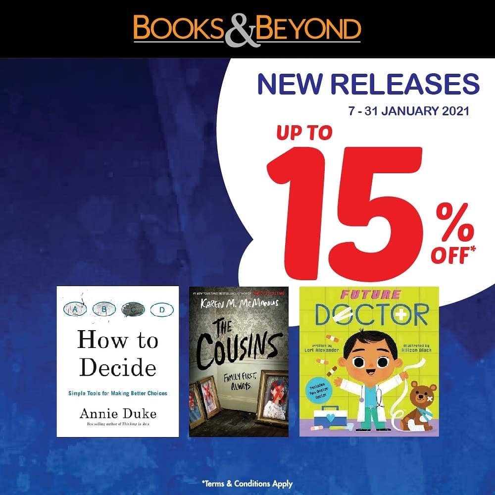 booksbeyond_id's tweet photo. New Releases up to 15 % !! 
Siapa yang mau buku baru dengan harga muraah?? 
Yuk langsung kunjungi store terdekatnyaa.. 
Jangan sampai terlewat Booklovers 😉

#booksbeyond #followyuk #promobuku #barangsale #jualbukubagus #bukubagusmurah #jualbukuonlinejakarta #jualbukuimportmurah https://t.co/4y9E4Zk7ES