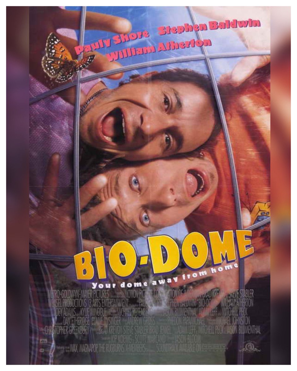 25 Years #BioDome Starring: #PaulyShore #StephenBaldwin #WilliamAtherton #JoeyLaurenAdams #TeresaHill #RoseMcGowan #DeniseDowse #KylieMinogue Directed By: #JasonBloom