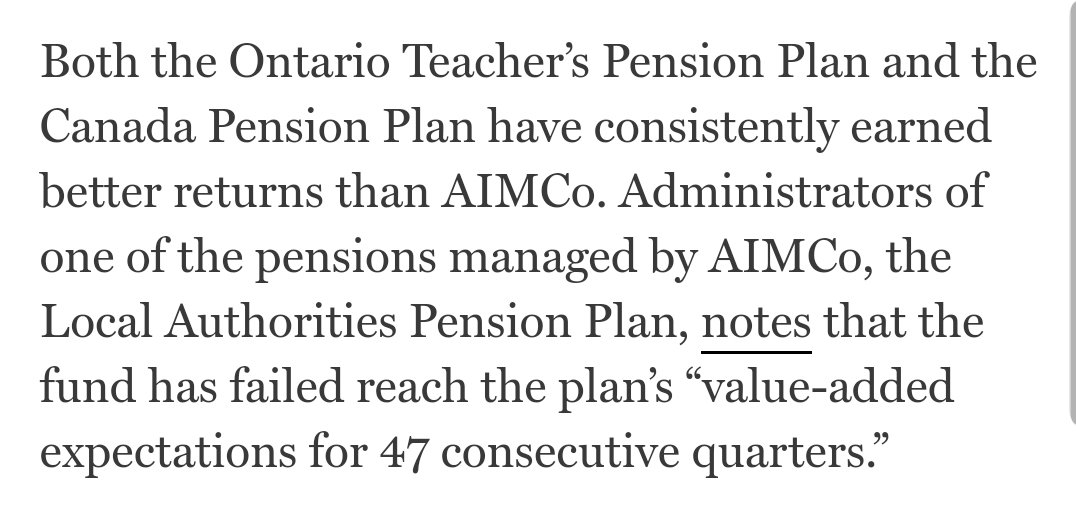 .....and lastly, AIMCo did lose billions last year and it had nothing to do with covid or oil.4/n #handsoffmypension