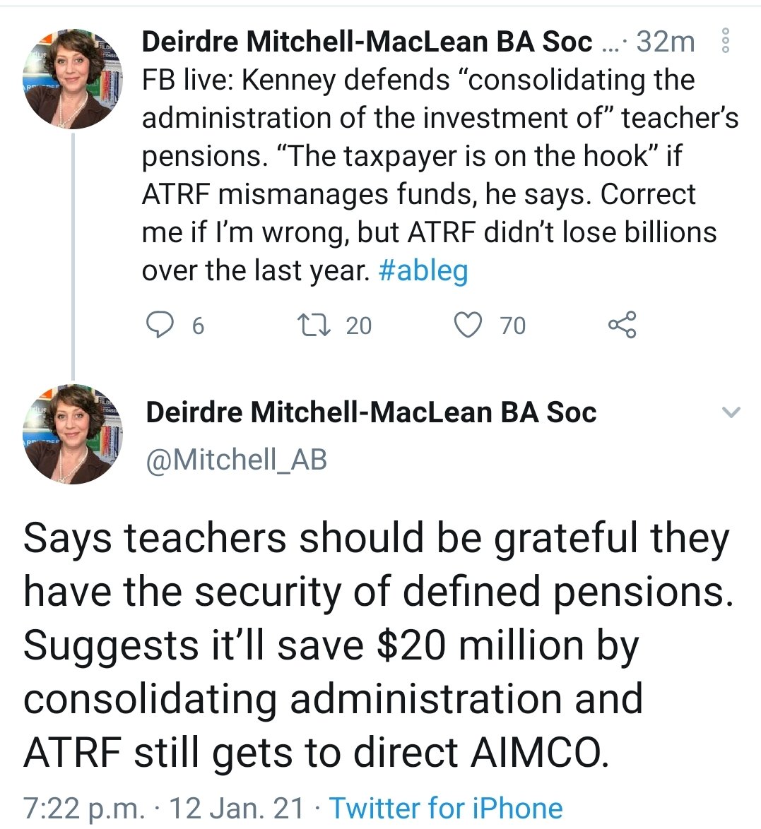 Lie #3 - It is AIMCo has a the veto in the end, not ATRF. Toews forced an agreement upon ATRF.3/n #handsoffmypension