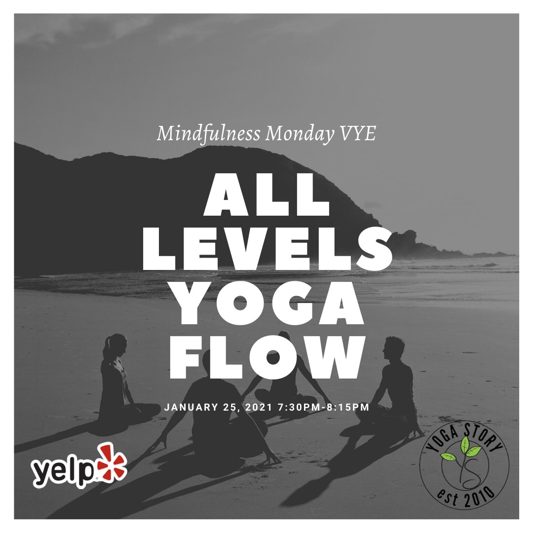 YelpNWA's tweet photo. Join us and @YogaStoryNWArk for a #MindfulnessMonday All Levels #Yoga 🧘‍♀️ Flow class, safely from the comfort of your home. Details &amp; RSVP 👇: https://t.co/DuYbCdTys0
#NWark #NorthwestArkansas https://t.co/yn7Fa2v7m8