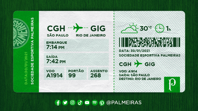 SE Palmeiras tweet media