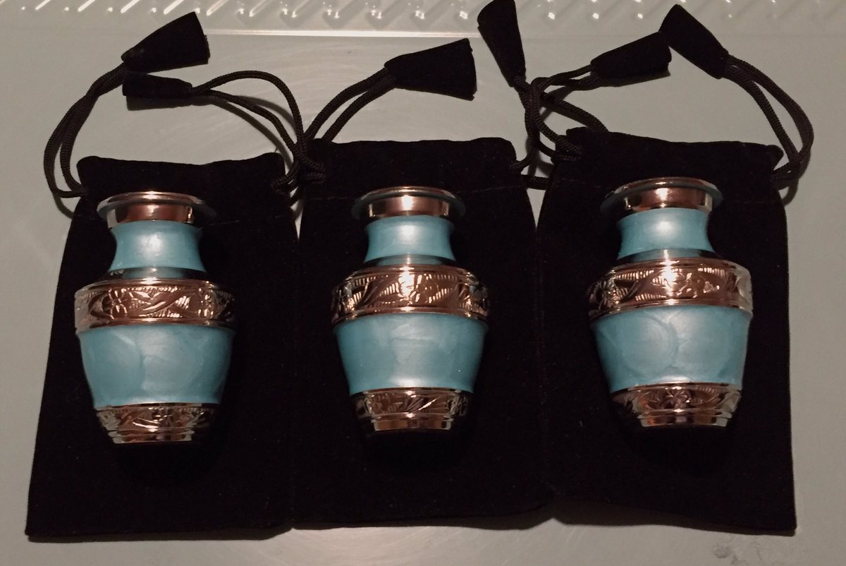 InkedbyEI's tweet photo. @JustinTrudeau @fordnation @DrFullertonMPP This is what I did today - 3 urns for my 3 children. What did you do today? #STOPTHESENICIDE #ltchomefail #saveourseniors #FordLiedPeopleDied #ltc #LTCactionNOW #onpoli #COVID19Ontario #covid #helpourseniors https://t.co/ofk3NFAPmf