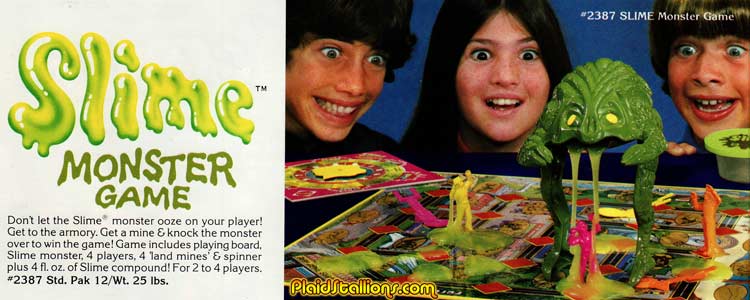 It seems the whole craze was initially kicked off by Mattel, with their 'Slime' line in 1976. This was followed by the associated 'Worms' and 'Slime Monster Game' in 1977.