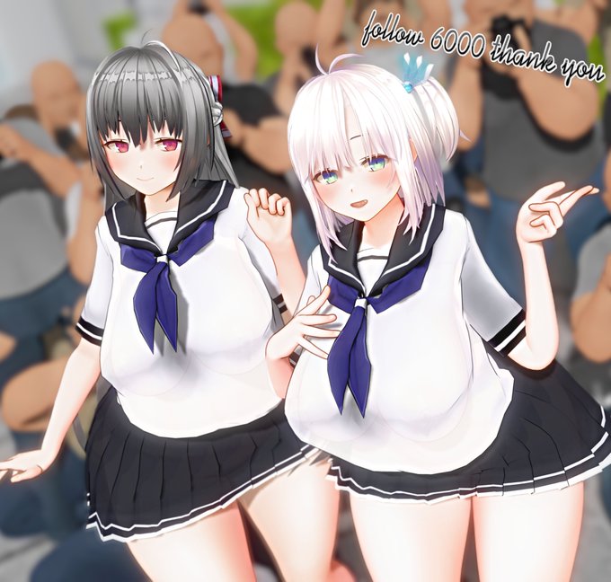 #COM3D2 
遅くなりましたが...6000フォロー突破しました!
今後とも宜しくお願い致します!🙇🏻‍♂️🙇🏻‍♀️✨ 