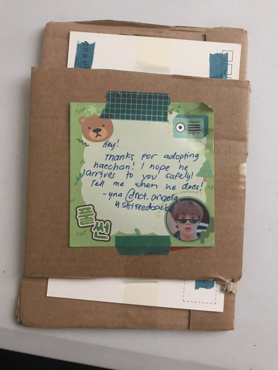 ynkookcart's tweet photo. HAECHAN IS HOME NA 😭😭 thank you talaga yns for selling hyuckie 🥺 he arrived safely and super secure and cute nung packaging! 🤍🥺#SHYfeedback @NCT_angela https://t.co/C9RV4u7mED