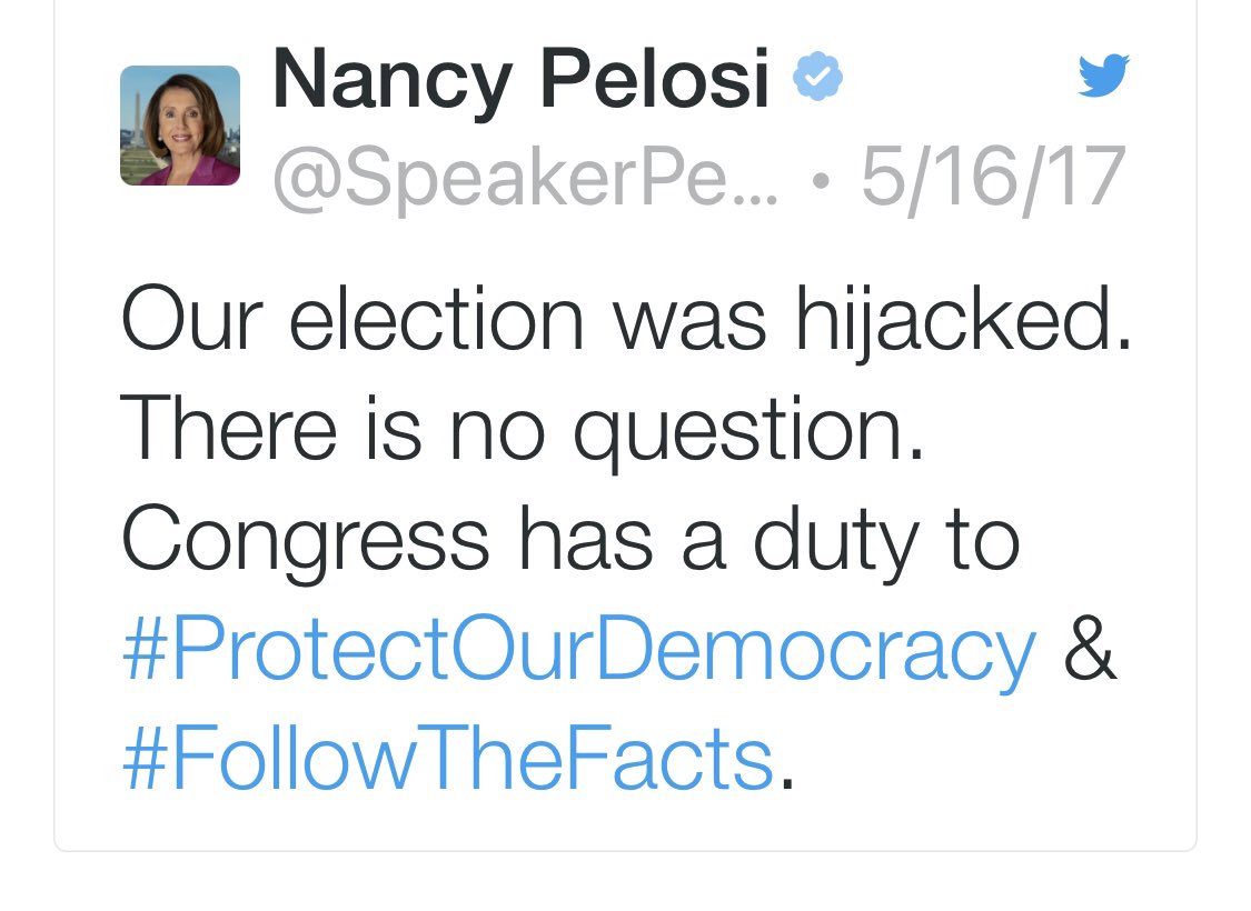 Anyone remember Twitter taking this down or banning Nancy?
