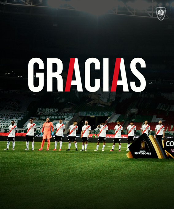 MartinezQuarta's tweet photo. Qué partido! Lamentablemente no alcanzó. Pero esto es fútbol, un día se gana y un día se pierde. Orgullosamente de River! https://t.co/yPqxKSUKX5