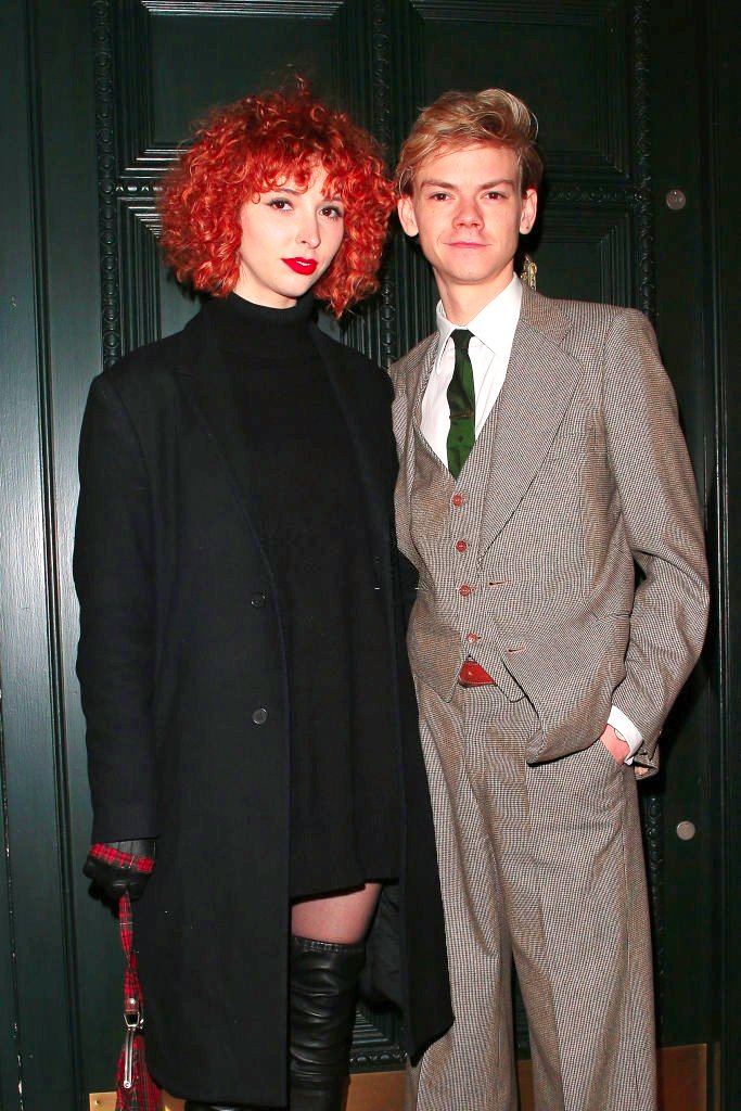 thomas brodie sangster's earring, a thread