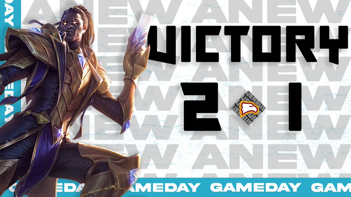 🚨#ANEWWIN🚨

ANEW Esports defeats <a href="/WinthropEsports/">Winthrop Esports</a> 2-1 in a close set!

That win sets ANEW Esports at a 2-0 record in the <a href="/RisenEsportsNA/">Risen Esports</a> Tier 2 <a href="/LCSOfficial/">LCS</a> Proving Grounds Tournament!