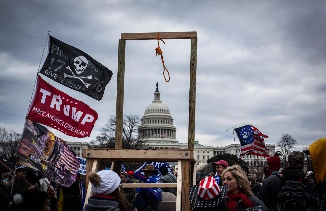 <a href="/AOC/">Alexandria Ocasio-Cortez</a> RetweetThis

Trump's America in one picture.

#ImpeachedTwice