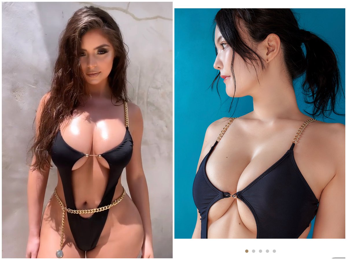 九条ねぎ Negi Kujyo ぷい A Twitter 好きなモデルさんが同じ水着きてて嬉しい Demirosemawby 憧れの女性 Demiroseさんの体型になりたい