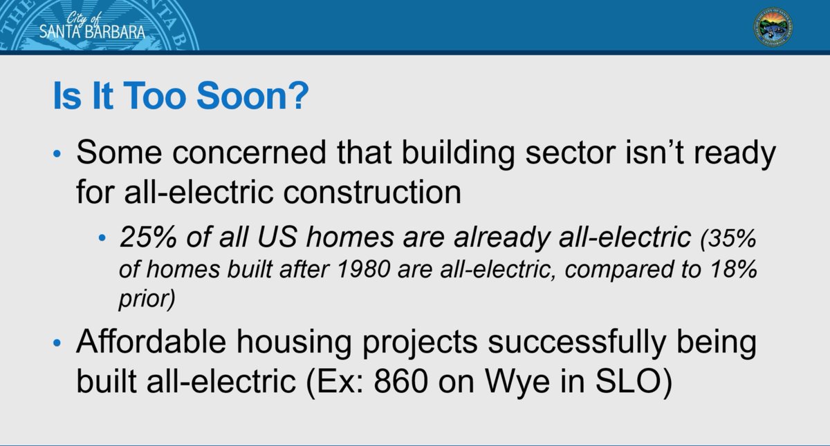 Some facts being dropped on the folks who fell for the propaganda messages from SoCalGas' front group.The building sector is ready to be electrified, because 25% of US homes are ALREADY all electric.