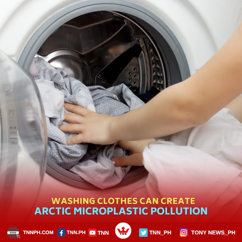 TNN_PH's tweet photo. Researchers said household in Europe and North America are flooding the oceans with plastic pollution by simply washing their clot https://t.co/QgMPd30T3a