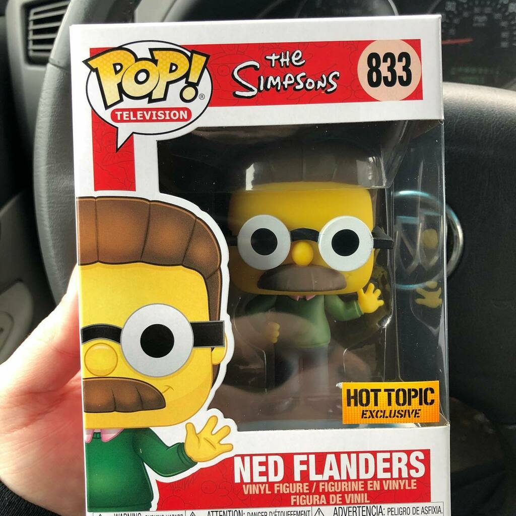 KeaganGrimm's tweet photo. Did a volcano erupt in Candyland? ‘Cause I just caught me a flyin’ red hot! #nedflanders #funkopop #simpsonsfunko #instagrimm https://t.co/MibLhdFOMx https://t.co/zOIumA0Yk1