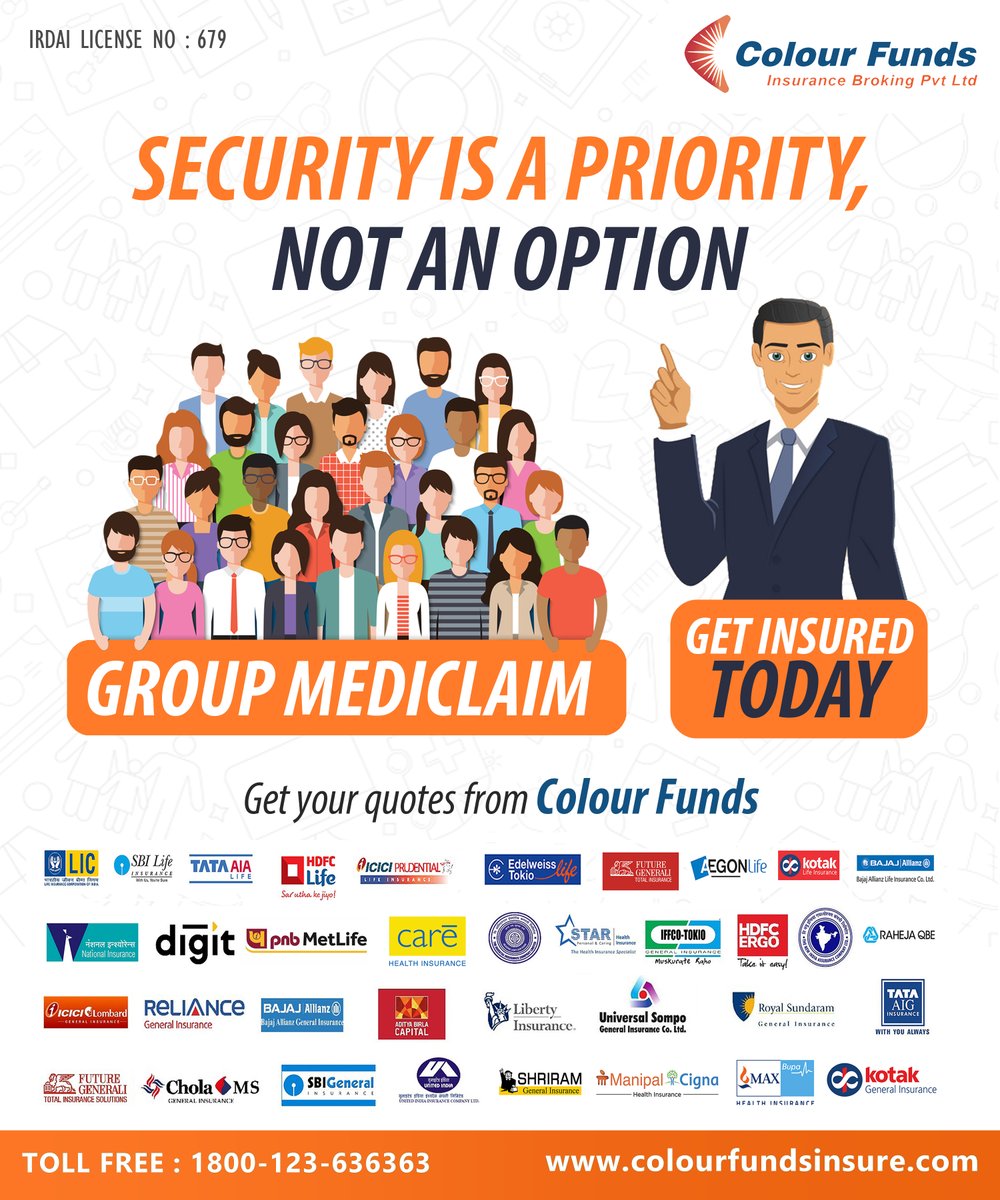 ColourFunds's tweet image. #GroupMedicalinsurance
#ThinkInsurance
#thinkcolourfunds