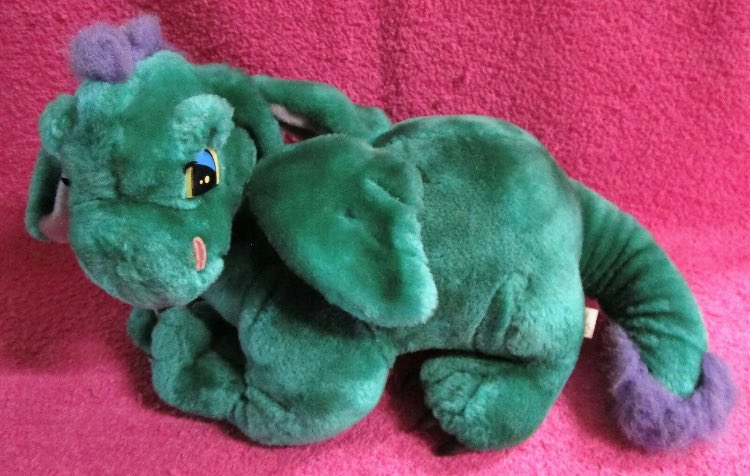 Vintage Busch Gardens dragon plush