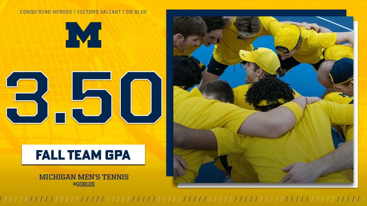 Wolverines putting in WORK this fall semester with a 3.50 cumulative team GPA! 📚

#GoBlue〽️