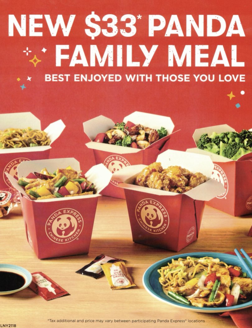 GPOguam's tweet photo. Panda Family Meal is now $33 only! Buy a yummy Chinese dinner for you and the family for a great price ! 🥡🥢😋

#gpoguam #guampremieroutlets #guam #guamfood #pandaexpressguam #GPOeats https://t.co/9IZ77lCq6r