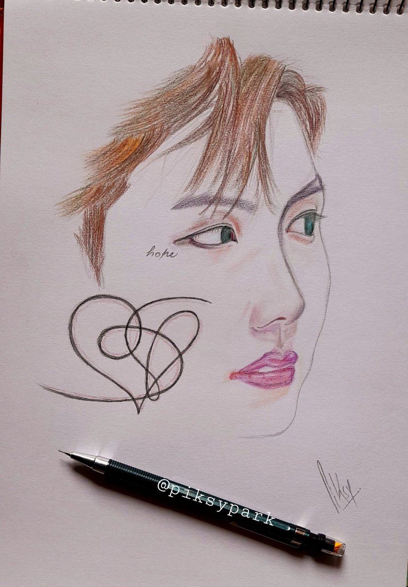 Art is another Synonym for Beauty 💛

JUNG HOSEOK ♥️ 
@BTS_twt
#PencilColour #sketch