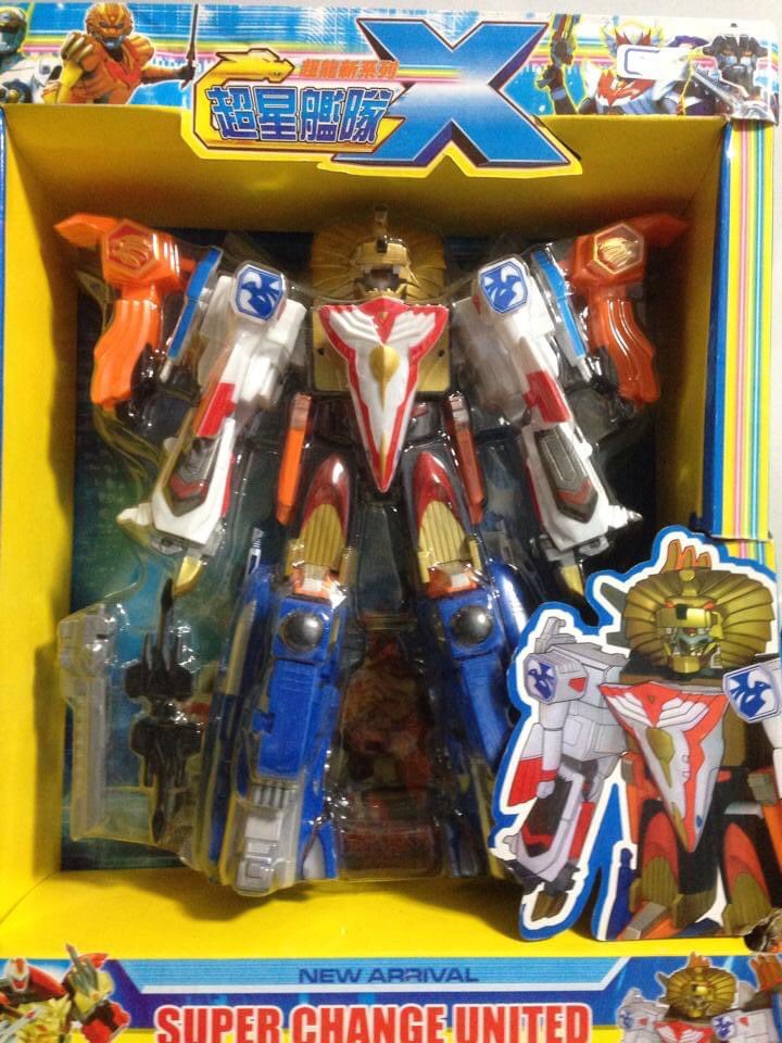 超星艦隊セイザーX』に登場した巨大ロボ、グレートライオ、ウインド