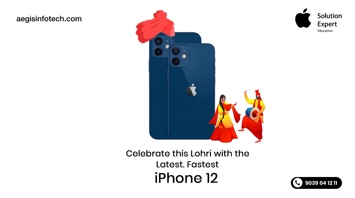 AegisI's tweet photo. Celebrate this Lohri with the Latest &amp; Fastest iPhone 12.
Team Aegis Infotech, wishes you all a Happy Lohri.

#lohri2021 #happylohri #happylohri2021 #lohri #festival #india #makarsankranti #lohricelebration #sankranti https://t.co/T77gRCVYdp