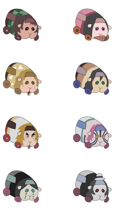 モルカーだった頃の炭治郎達 